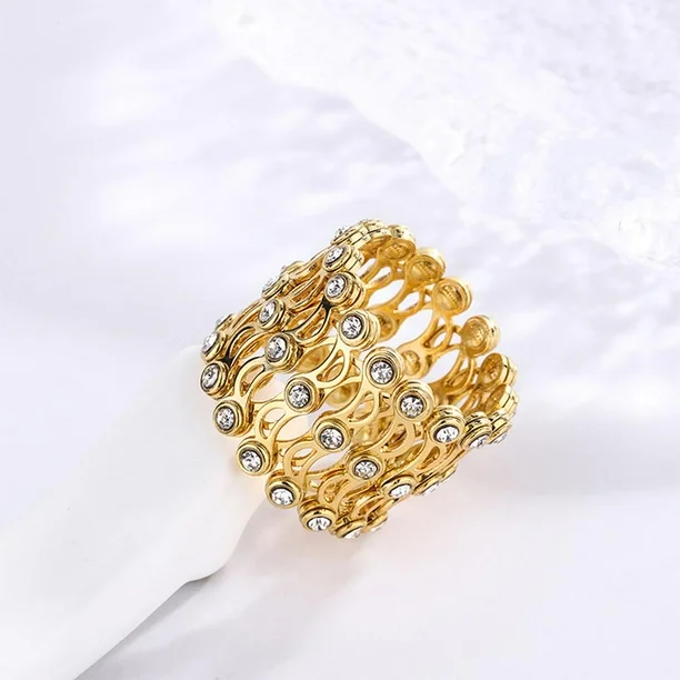 Dualea - Pulsera y anillo 2 en 1